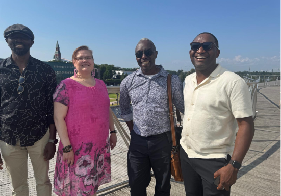 DCC team at waterfront gathering